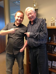 Mike and I at the MGA offices after I interviewed him for my show.